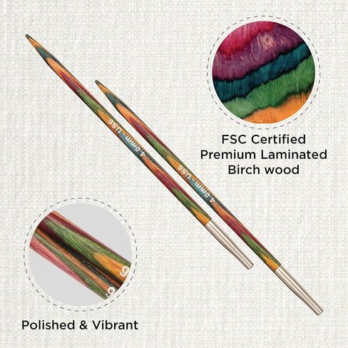 Knit Pro 3.5 mm Symfonie Interchangeable Normal Circular Needles, Multi-Color in Saudi Arabia