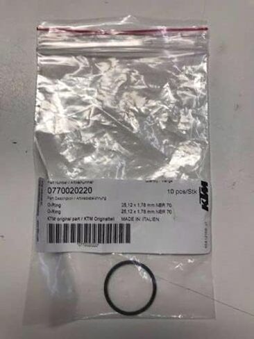أصلي OEM KTM O-Ring 25،12x1،78 NBR70 ، 0770020220 in Saudi Arabia