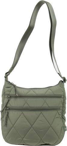 Vera Bradley Ultralight Trio Zip Hipster Crossbody ، Green Lichen Deep in Saudi Arabia