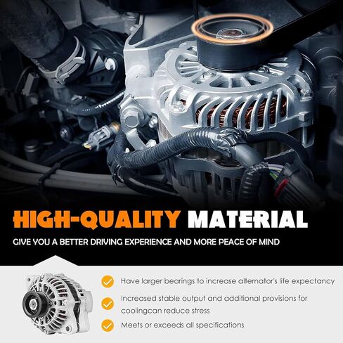 المولد الجديد لعام 1999 2000 2001 2002 2003 Chevy Tracker/Suzuki Vitara L4 2.0L 2.0 ، استبدل 31400-65D00 ، 31400-65D01 ، AMT0106 ، 400-48127 ، A5TA4291 ، 30020754 ، 30026055 in Saudi Arabia
