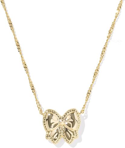 Kendra Scott Haley Bow Necklace Short Prendant ، مجوهرات الأزياء للنساء in Kuwait