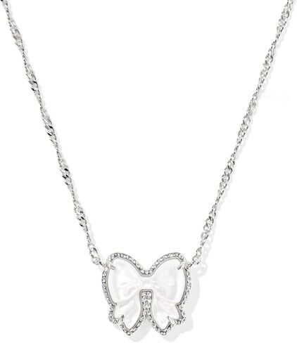 Kendra Scott Haley Bow Necklace Short Prendant ، مجوهرات الأزياء للنساء in Kuwait