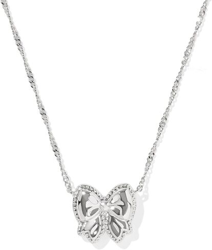 Kendra Scott Haley Bow Necklace Short Prendant ، مجوهرات الأزياء للنساء in Kuwait