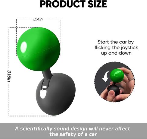 دفع السيارة لبدء زر الروك ، بدء تشغيل محرك السيارة توقف زر الفرع الشفوي البلاستيك ، زر بدء واحد لللمس مع رافعة الروك ، إكسسوارات السيارات الزخرفية الشاملة (أحمر) in Kuwait