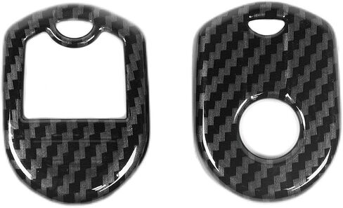 JeCar Car Key Fob Case Cover for Ford F150 2009-2014, for Ford Mustang 2010-2014 (Carbon Fiber Texture) in Saudi Arabia