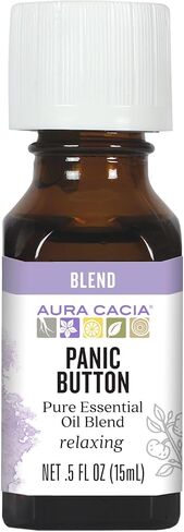 Aura Cacia Essential Solutions Blend ، زر الذعر ، 0.5 أونصة السوائل (حزمة 2) in Saudi Arabia