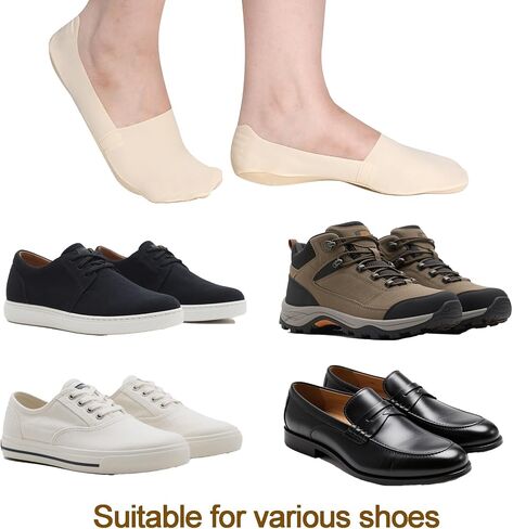 Ishua 7 Pairs Men's Men Low Slip Show Socks - الجوارب ذات البطانة الرقيقة غير الرسمية للمتسكعون والأحذية الرياضية in Kuwait