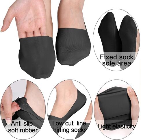 Ishua 7 Pairs Men's Men Low Slip Show Socks - الجوارب ذات البطانة الرقيقة غير الرسمية للمتسكعون والأحذية الرياضية in Kuwait