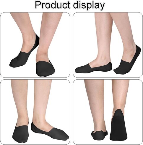 Ishua 7 Pairs Men's Men Low Slip Show Socks - الجوارب ذات البطانة الرقيقة غير الرسمية للمتسكعون والأحذية الرياضية in Kuwait