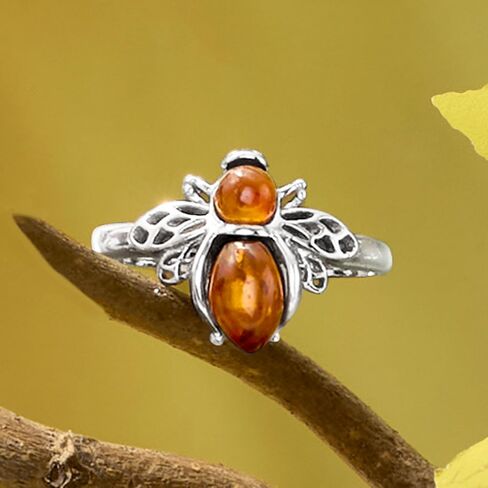 Ross-Simons Gem Bumblebee Ring in Silver in Saudi Arabia