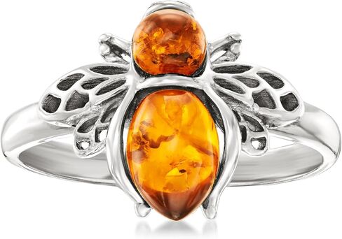 Ross-Simons Gem Bumblebee Ring in Silver in Saudi Arabia