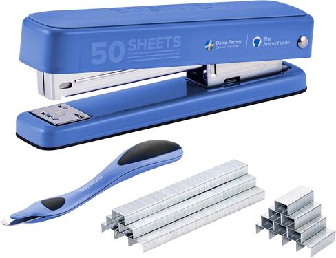Bostitch Titan Heavy Duty Metal Stapler, 50 Sheet Capacity with 1250 Staples and Ergonomic Staple Remover, Jam Free Stapling, Full Strip Stapler for Desk, Office and Classroom, Black in Saudi Arabia
