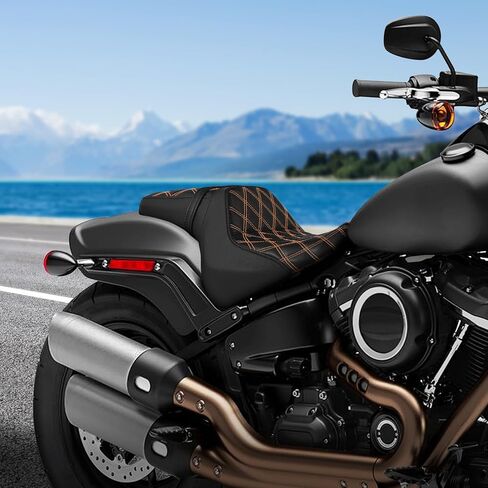 نسخة. راكب دراجة نارية راكب مقعد راكب مقعد Softail مقعد مروحية مقعد سائق Fat Bob 114 FXFB FXFBS 2018-Later in Saudi Arabia