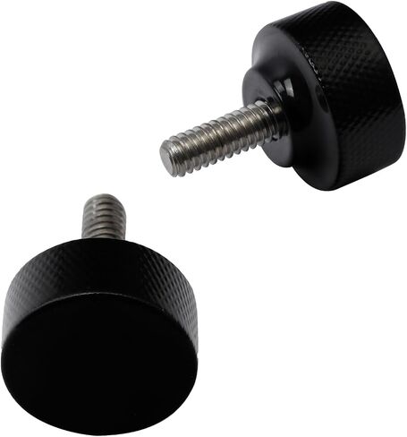TCMT Stainless Steel Seat Rear Fender Seat Bolt Screws Quick Mount 1/4"-20 Thread Fits For 1996-2022 Harley Sportster Touring and other Models with 1/4-20 Thread (Black) in Saudi Arabia
