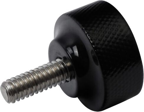 TCMT Stainless Steel Seat Rear Fender Seat Bolt Screws Quick Mount 1/4"-20 Thread Fits For 1996-2022 Harley Sportster Touring and other Models with 1/4-20 Thread (Black) in Saudi Arabia
