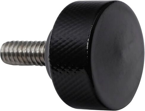 TCMT Stainless Steel Seat Rear Fender Seat Bolt Screws Quick Mount 1/4"-20 Thread Fits For 1996-2022 Harley Sportster Touring and other Models with 1/4-20 Thread (Black) in Saudi Arabia