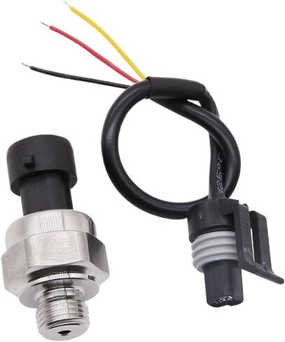 1PCS air Pressure Sensor Water Pressure Oil Pressure Transmitter Voltage 5V Pressure Transmitter Variable Frequency Pump Pressure Sensor(0~0.5mpa) in Saudi Arabia