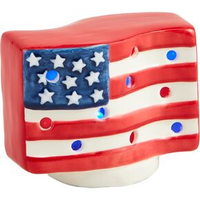 Mud Pie Americana Flag Light Up Sitter; 2 1/2" X 3" in Kuwait