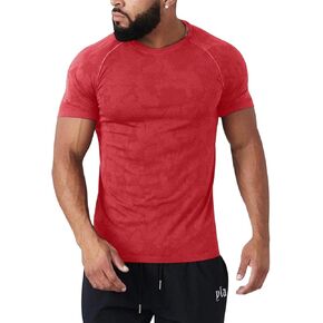 رجال قصير الأكمام القمصان العضلية غير الرسمية الطاقم العادي in Kuwait