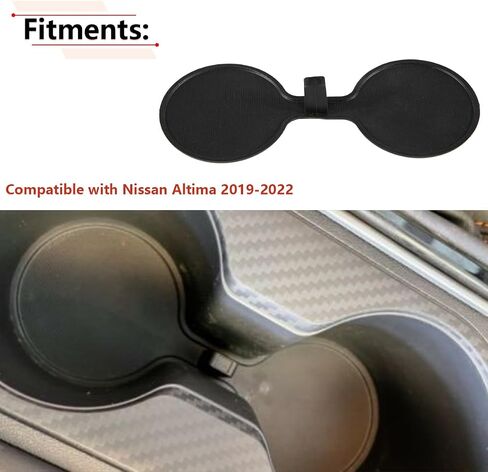 RLB-HILON Center Console Cup Holder Insert Compatible with Nissan Altima 2019 2020 2021 2022 Year, for 96977-6CA1A in Saudi Arabia