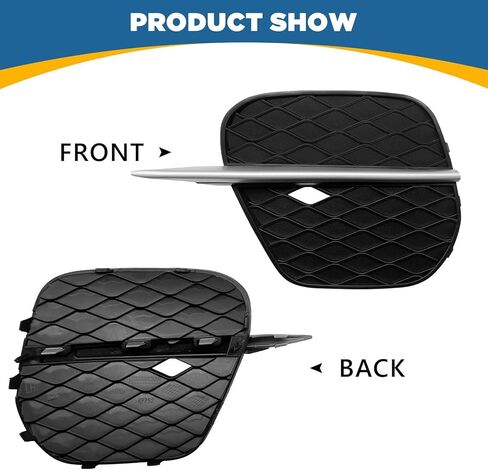 TOPUS Pair for BMW X5 E70 Front Bumper Grille Grill Trim Fog Light Cover for BMW 2011 2012 2013 Front Lower Bumper Inserts Driver & Passenger Side BM1038131 BM1039131 51117222859 51117222860 in Kuwait