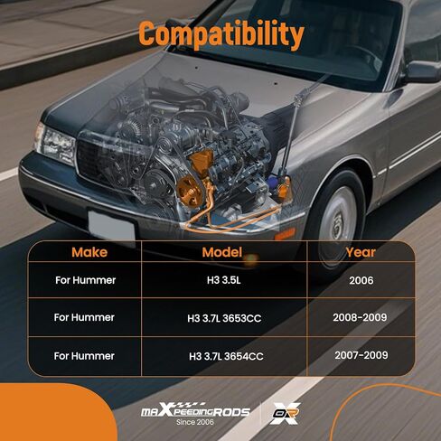 MaxPeedingrods مضخة التوجيه السلطة لهاممر H3 3.5L 2006؟ 3.7L 200،7-2009 ، استبدل 21-5173 ، AA121-5173 ، 55-63209 in Saudi Arabia