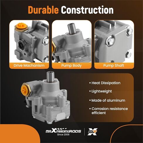 MaxPeedingrods مضخة التوجيه السلطة لهاممر H3 3.5L 2006؟ 3.7L 200،7-2009 ، استبدل 21-5173 ، AA121-5173 ، 55-63209 in Saudi Arabia