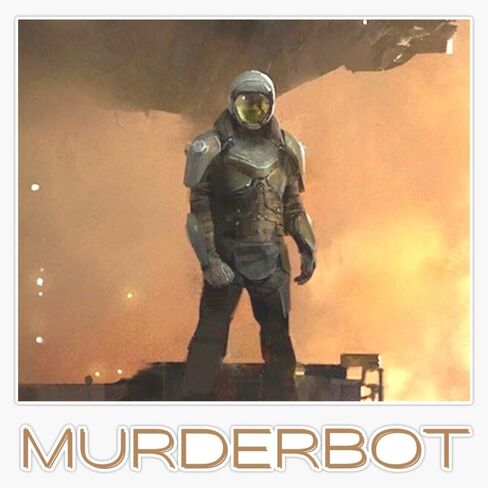 MAGNET Murderbot Diaries Design Essential Magnetic Vinyl Sticker Decal Magnet 5" in Saudi Arabia