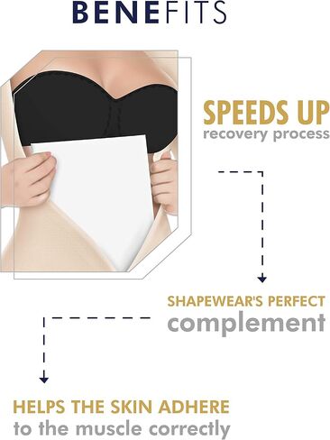 BE SHAPY Post Surgery Compression Garment | Tummy Control Shapewear + Ab Board in Kuwait