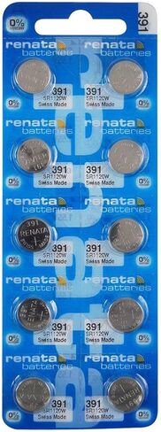Renata 391 SR1120W Batteries - 1.55V Silver Oxide 391 Watch Battery (2 Count) in Kuwait