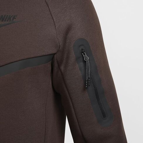 Nike Tech Men's Full-Zip Windrunner Hoodie (HV0949-237, Baroque Brown/Black) Size Small in Saudi Arabia