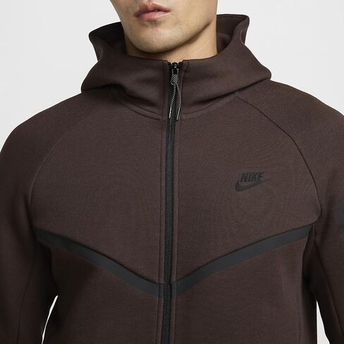 Nike Tech Men's Full-Zip Windrunner Hoodie (HV0949-237, Baroque Brown/Black) Size Small in Saudi Arabia
