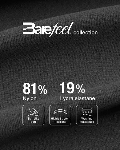 سروال G4Free Barefeel Capri للنساء ناعم على عريض الساق يوجا سروال عالي الخصر كابريس مريح مع جيوب 21 "/23"/25 " in Kuwait