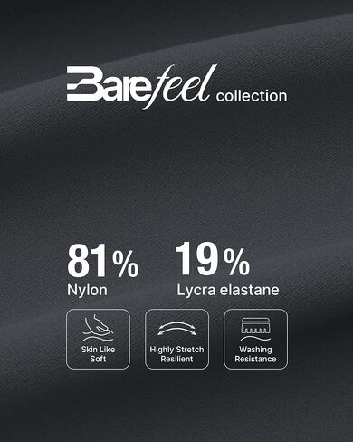 سروال G4Free Barefeel Capri للنساء ناعم على عريض الساق يوجا سروال عالي الخصر كابريس مريح مع جيوب 21 "/23"/25 " in Kuwait