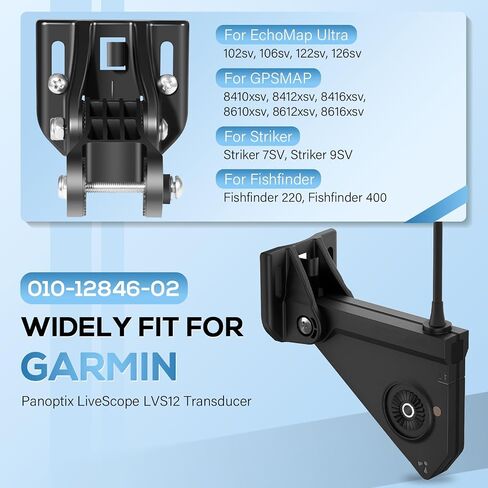010-12846-02 Transom Mount Bracket Transducer Bracket Fits for Garmin Panoptix LiveScope LVS12, Transom Mounting Hardware Kit for Garmin EchoMap/GPSMAP 8400/GPSMAP 8600 Transducer in Saudi Arabia