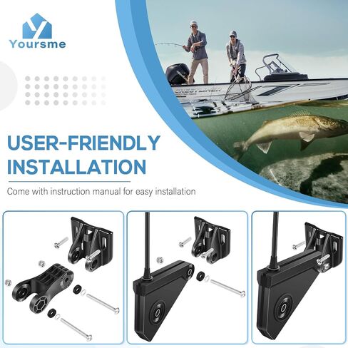 010-12846-02 Transom Mount Bracket Transducer Bracket Fits for Garmin Panoptix LiveScope LVS12, Transom Mounting Hardware Kit for Garmin EchoMap/GPSMAP 8400/GPSMAP 8600 Transducer in Saudi Arabia