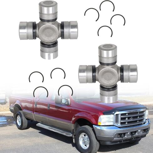 Front Axle Shaft Greasable U Joint Kit Replacement for 1998-2005 Excursion F-250 F-350 Super Duty SPL55-3X SPL55-4X 5-806X 25-332X in Saudi Arabia