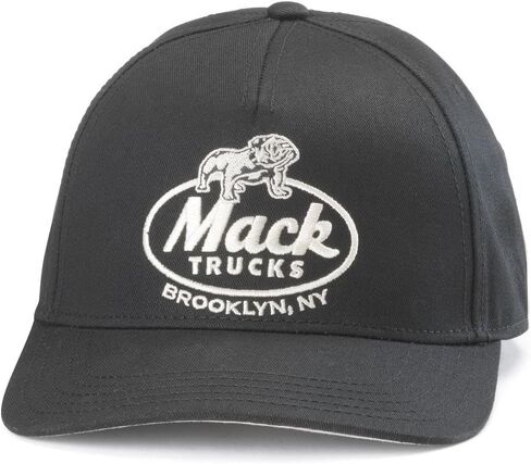 قبعة بيسبول قابلة للتعديل من AMERICAN NEEDLE Mack Trucks مرخصة رسميًا من Sinclair Trucker Apparel، أخضر داكن/عاجي/خردل (21001A-MACKT-DGIM) in Saudi Arabia