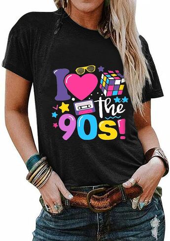 90s Outfit for Women:Take Me Back to The 90's Shirt Vintage 80s T-Shirt Casual 90s 80s Nostalgia Tee Tops in Saudi Arabia