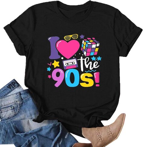 90s Outfit for Women:Take Me Back to The 90's Shirt Vintage 80s T-Shirt Casual 90s 80s Nostalgia Tee Tops in Saudi Arabia