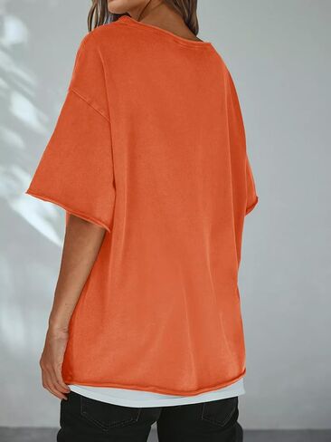جرس CICY BELL WOMENS كبير الحجم قبالة القطن الكتف نصف الأكمام T القمصان الصيف فضفاضة فضفاضة قمم تونك قمم in Saudi Arabia