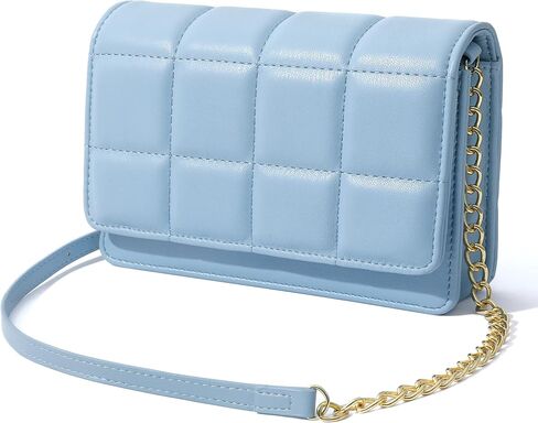 GEEAD Small Purses for Women Trendy Quilted Leather Mini Crossbody Wallet Chain Little Shoulder Phone Purse Evening Bag in Kuwait
