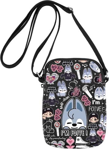 مجموعة jniap الكورية البقاء crossbody مجموعة الكورية البقاء هدايا الذئب أنا foive هدايا البقاء البضائع البقاء in Saudi Arabia
