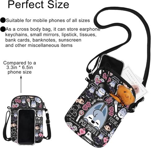 مجموعة jniap الكورية البقاء crossbody مجموعة الكورية البقاء هدايا الذئب أنا foive هدايا البقاء البضائع البقاء in Saudi Arabia