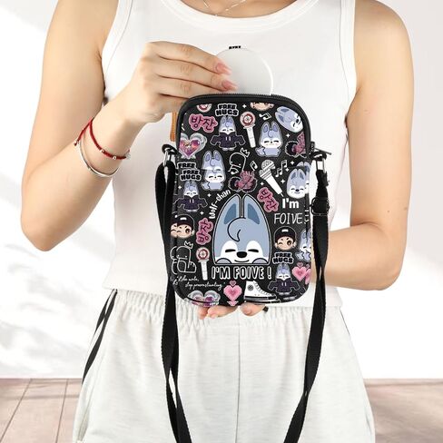 مجموعة jniap الكورية البقاء crossbody مجموعة الكورية البقاء هدايا الذئب أنا foive هدايا البقاء البضائع البقاء in Saudi Arabia