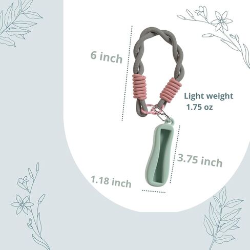 سلسلة مفاتيح 2-in-1 للشفاه مع حزام معصم-يناسب معظم مسكنات الشفاه ، مثالية للتنقل-SkyBlue العميق in Kuwait