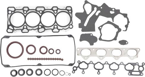 مجموعة حشية رأس الأسطوانة محرك صمام مجموعة طوقا رقم MD978906 ل Mitsubishi 4G64 (CU4W) 16V المطاط ، أسود معدني in Saudi Arabia