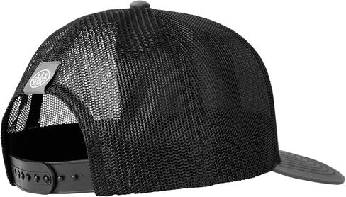قبعة سائق الشاحنة الخاصة بالرجال في بيريتا - شبكة Snapback قابلة للتعديل غير قابلة للتعديل ظهرًا قبعة قاتمة مسبقة محفوظة ، وحجم واحد يناسب أكثر in Kuwait