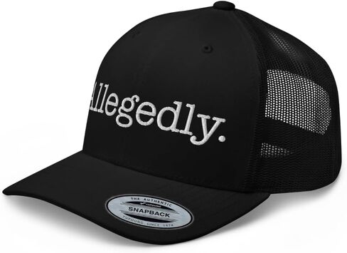 NG Funny Allegedly Embroidered Curved Bill Trucker Hat Mid Crown Adjustable Lawyer Gift Attorney Cap in Saudi Arabia