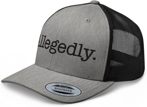 NG Funny Allegedly Embroidered Curved Bill Trucker Hat Mid Crown Adjustable Lawyer Gift Attorney Cap in Saudi Arabia